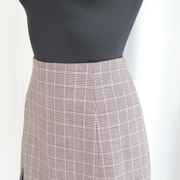 Aritzia Sunday Best Plaid Mini Skirt Sz 8 - Picture 5 of 7